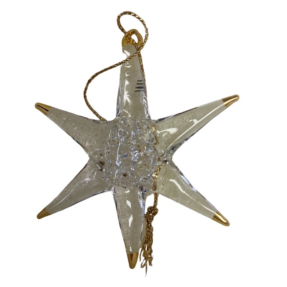 Vintage Avon Spun Glass Ornaments with 22K Gold/ Original Box - Picture 6 of 6